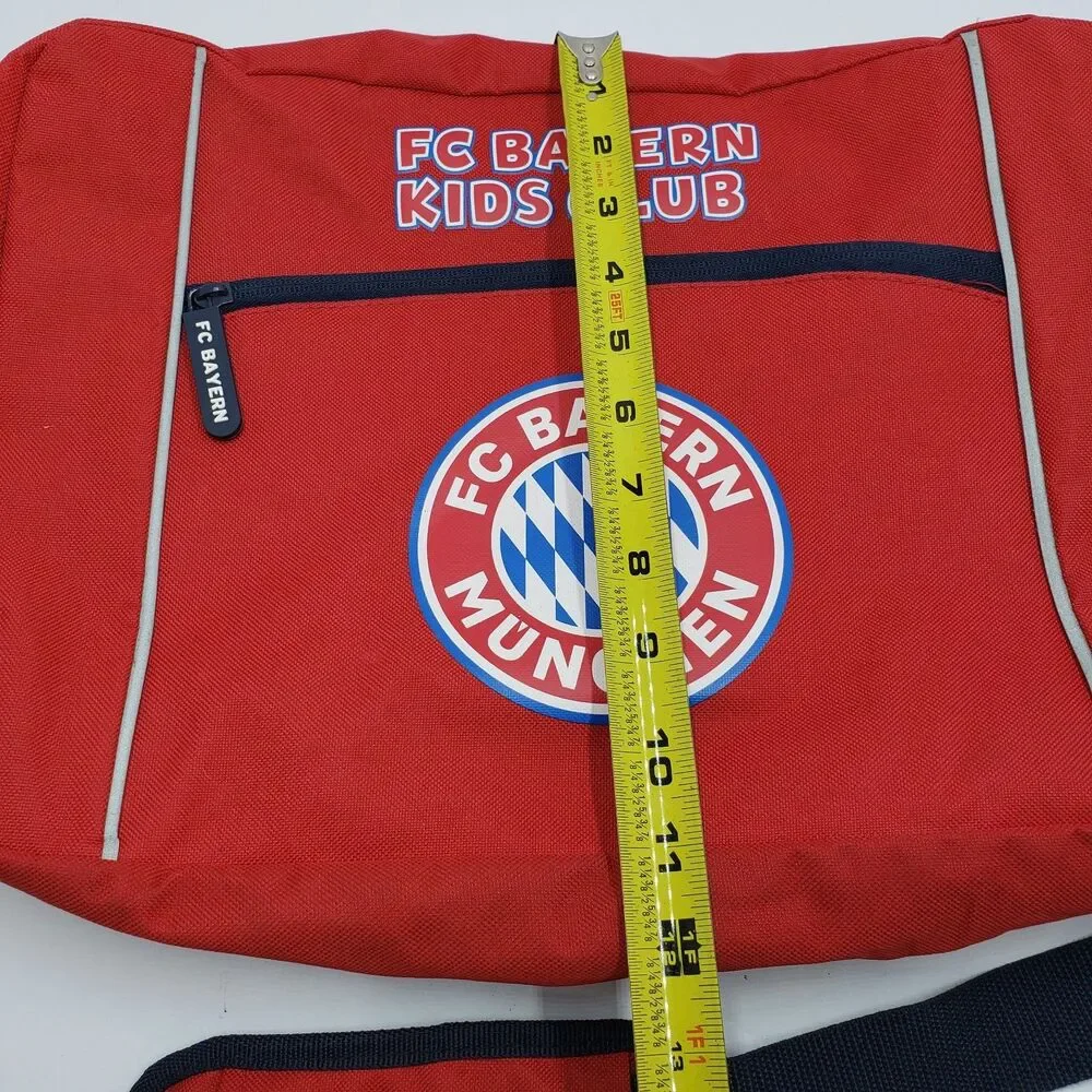 Bayern Munich Kids Club Training Gym Duffle Bag Red Soccer FC Bayern Munchen Yth